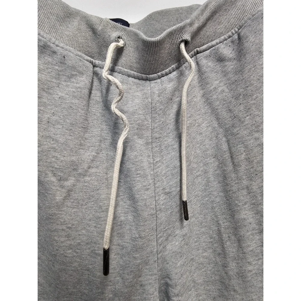 J Crew Men's Authentic Fleece Jogger Sweatpants Size Large Gray Drawstring Comfy